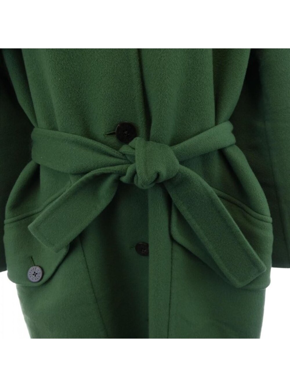 Hermes Coat Cashmere Green - Picture 7 of 7